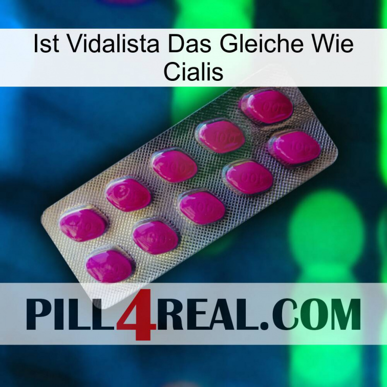 Is Vidalista The Same As Cialis 09